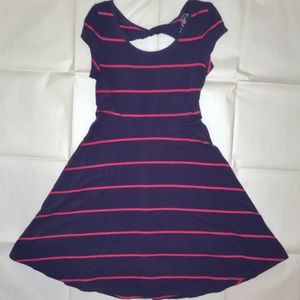 SO Striped Skater Dress